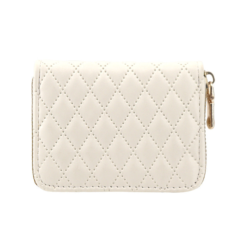 Wholesale Anti-demagnetic card holder,  multiple card slots,  zipper coin purse,  large capacity